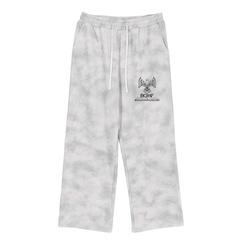 Pantalon de survêtement en molleton délavé Unisexe Collection MARCO & LARA