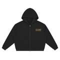 Sweat Homme à Capuche Oversize Zippé en Maille Gaufrée Premium Signature MARCO & LARA