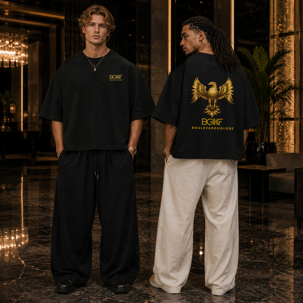 T-shirt oversize sans coutures d’épaules Collection BOULEVARDUGLOBE®