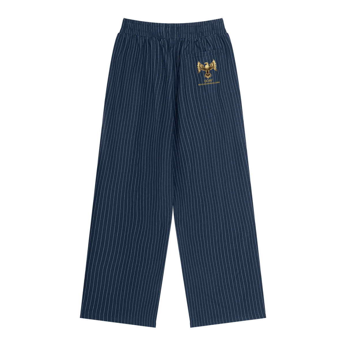 Pantalon Homme rayé plissé unisexe Collection BOULEVARDUGLOBE®