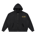 Sweat Homme à capuche zippé coupe boxy scintillant Collection PREMIUM